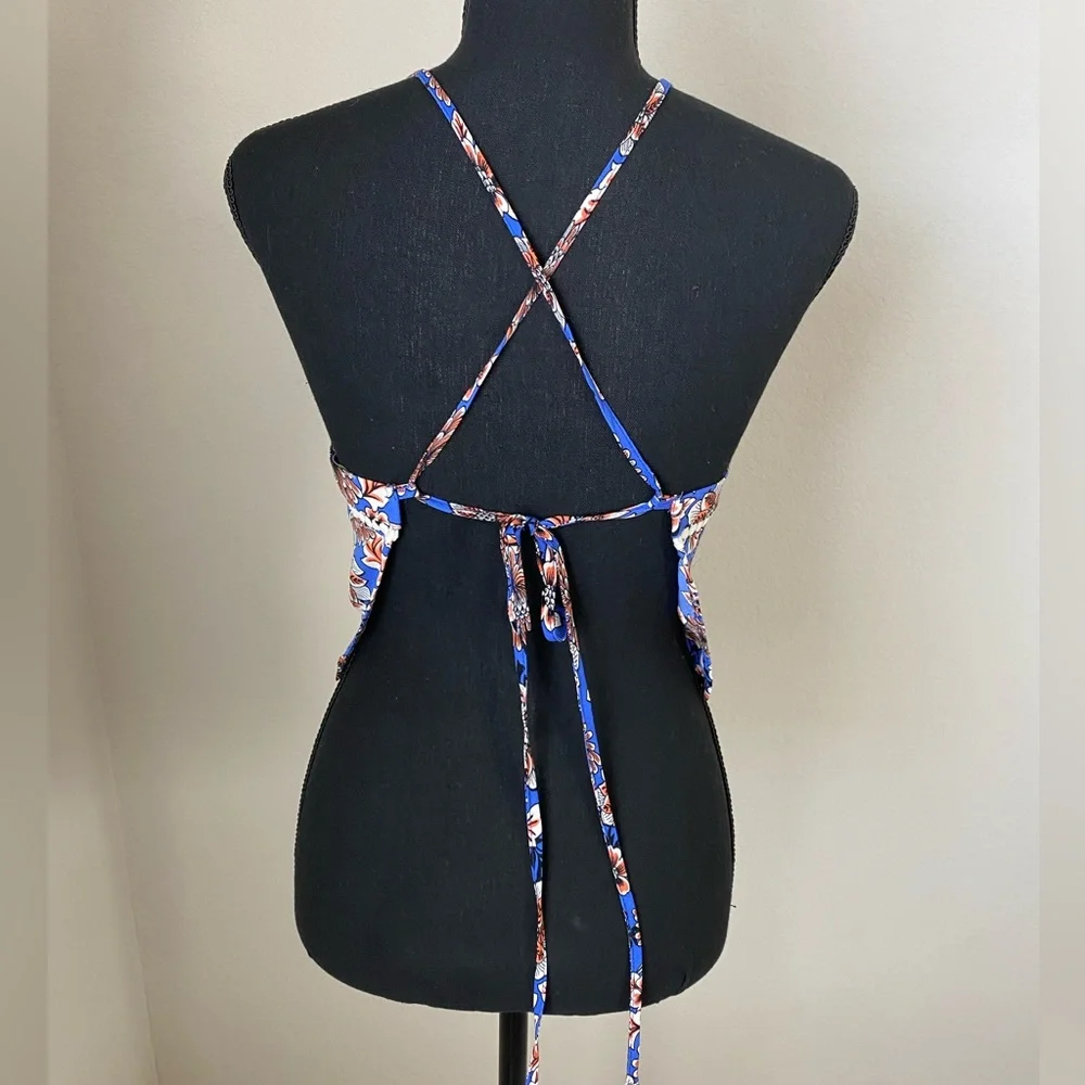 Dance & Marvel Floral Halter Top Size Small New without Tags - Picture 3 of 11